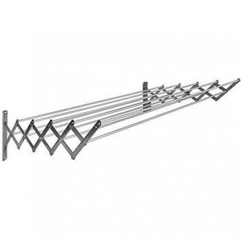 Tendedero Inoxidable Sauvic 10 Varillas 120 cm
