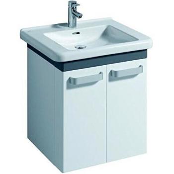 Geberit Renova Comfort Square Waschtisch, unterfahrbar, 650x550mm, KeraTect weiß