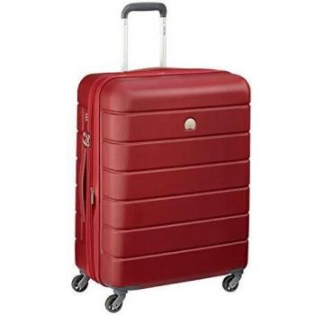 Delsey Paris LAGOS Bagage à main, 66 cm, 81 litres, Rouge