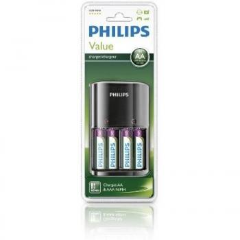 Philips SCB1490NB/12 4x AA Akkuladegerät für MultiLife Anwendungen