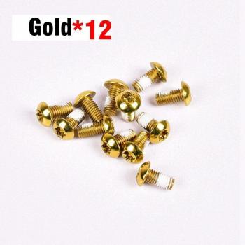 Multicolor Stainless Steel T25 Disc Brake Rotor Bolts M5*10mm for MTB