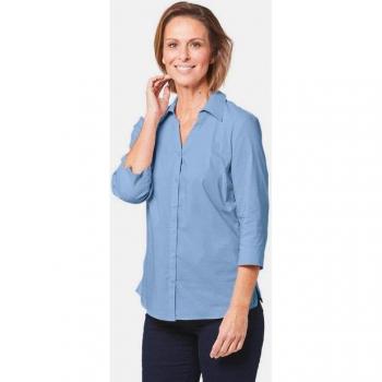 Chemisier élégant bleu clair