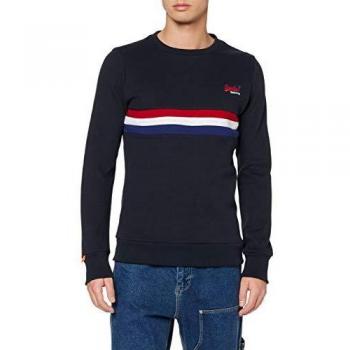 Sweat-Shirt OL Engineered de Superdry, Bleu (Eclipse Navy 98t), L Homme