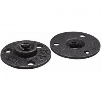 Floor Mount Retro Iron Pipe Flange 1/2 & 3/4 BSP
