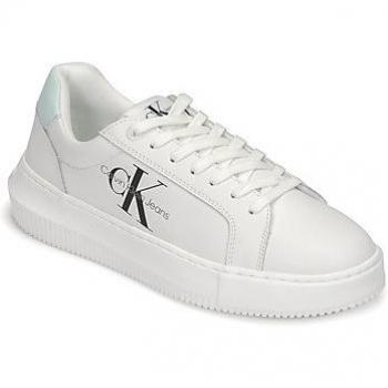 Calvin Klein Sporty Lace-Up Sneakers with Contrast Details