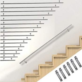 Rampe Escalier Ronde Acier Inoxydable – Main courante Murale