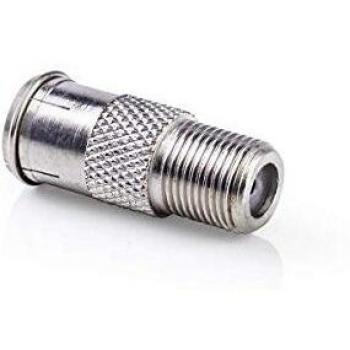 Nedis 10-Pack F-Male to F-Female Adapter Metal