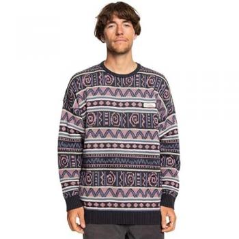 Quiksilver Grape Shake Heritage Stripe Pullover XL Men’s