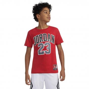 Tee JORDAN Rouge SS Col Arrondi