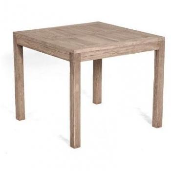 Wellington Gartentisch 90 x 90 cm grau gewaschen