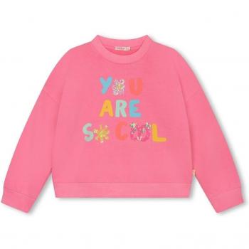 Sweat-shirt en molleton rose pour fille 3A