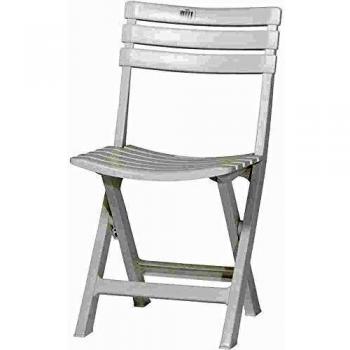 Silla de Exterior Plegable Birki Blanca