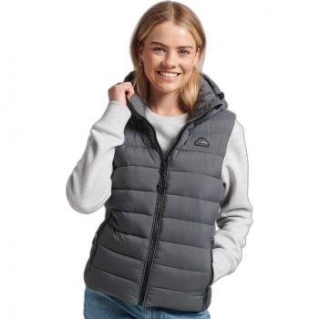 Gilet da donna imbottito con cappuccio Superdry