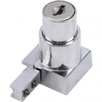 Zinc Glass Sliding Door Lock for Cabinets