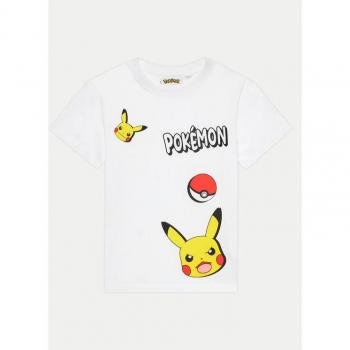 OVS T‑shirt Uomo Bianco Pikachu Regular Fit