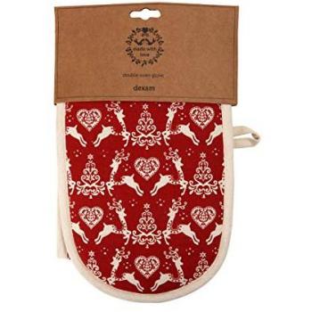Dexam Yuletide Cotton Oven Glove
