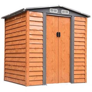 RusticWood Slide Door Shed