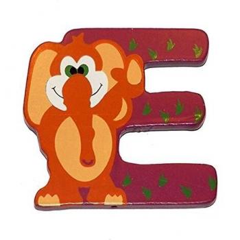 Lettre E en bois décoratif