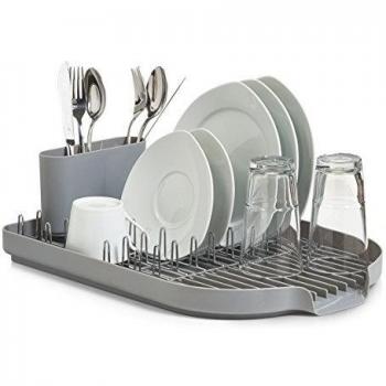 Scolapiatti Zeller Gris 45x32x13 cm