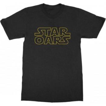 Star Wars Unisex Volwassen Shirt Zwart met Frontlogo