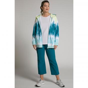 Pantaloni sportivi a 7/8, comodi, asciugatura rapida, Donna, Blu, Taglia 66