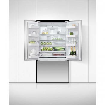 Fisher & Paykel RF540ADUX6 Stainless Steel Freestanding French Door Refrigerator Freezer, 90Cm, 569L, Ice & Water