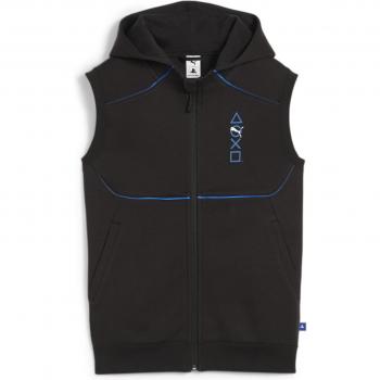 Puma x PlayStation Youth Gilet – Black, Size 9-10 Years