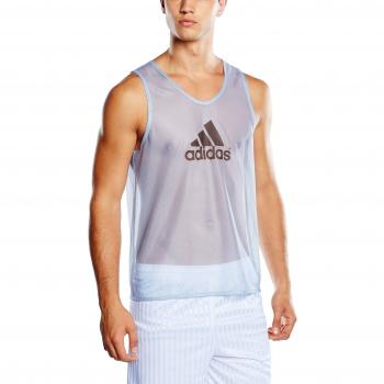 Adidas Men’s Silver Training Bib Tank M