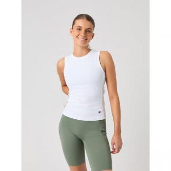 T-shirt de tenis sin mangas Björn Borg Ace Pocket – Blanco