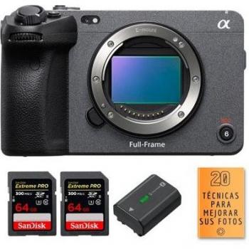 Paquete Sony FX3 con 2 Tarjetas SDXC 64 GB Extreme Pro UHS‑II + Cámara de Batería NP‑FZ100 – Técnicas Avanzadas