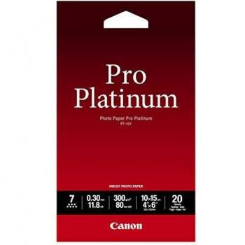 Canon PT-101 4x6 inches Photo Paper Platinum Pro (Pack of 20) Sheets