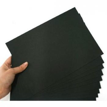 50pcs A3/A4 Black Cardboard Sheets