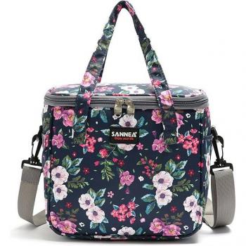 Floral 7L Ice Bottle & Lunch Box Thermo Bag