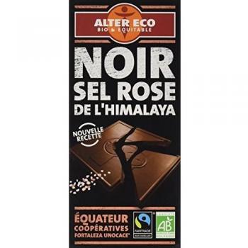 Alter Eco Chocolat noir 100g avec sel de l'Himalaya