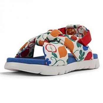 Sandali Camper Oruga Multicolore in Cotone per Bambina EU 35