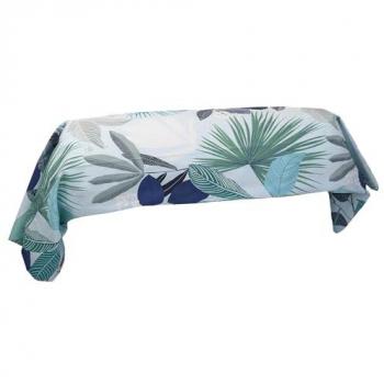 Fodera guanciale percale blu mare 200x43 cm