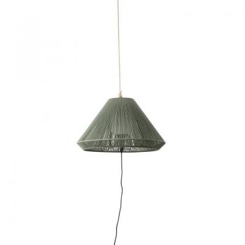 C70 Portable Ceiling Pendant – Grey/Green – 1 E27 Socket – IP44 Rated