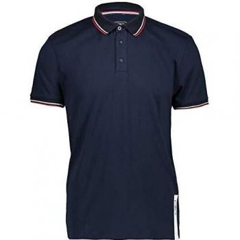 Chemise à manches courtes Polo noir-bleu 46