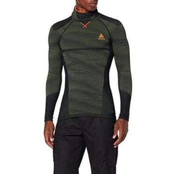 Odlo Herren SUW TOP l/s Performance BLACKCOMB Shirt, Kletter-Ivy Design