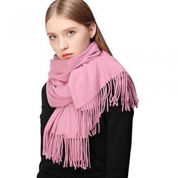 Cachemire Écharpe Hivernale Rose
