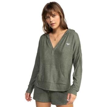 Roxy Felpa Verde Agave con Cappuccio Comfort