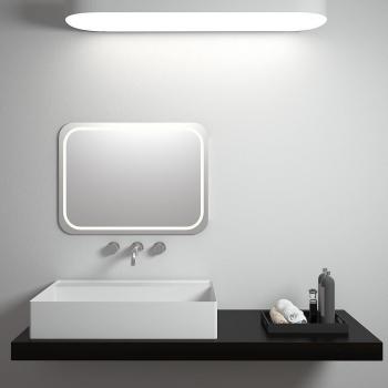 Baraka Lavabo Rettangolare Solid Surface con Design Elegante