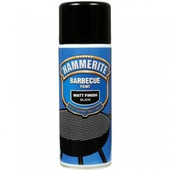 Hammerite Aerosol BBQ Paint Black Matt 400ml