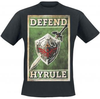 Herren-T-Shirt „Schwert & Schild“ – Zelda Bioworld M Schwarz