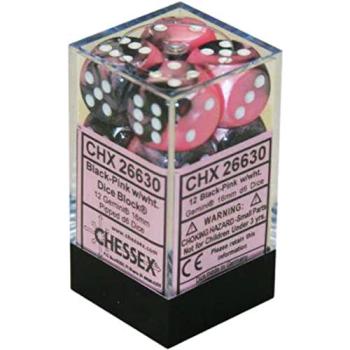 Dual‑Tone Gemini Dice Collection – 12 Pieces