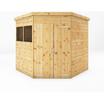 Mercia 7x7 ft Corner Shed – Shiplap Design, Easy Build