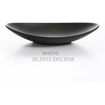 Elegant Oval Black Tray