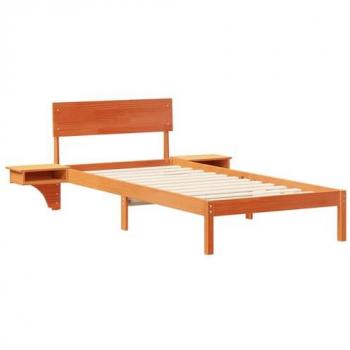 Cabecera de Cama Marrón Cera con Mesitas Nocturnas – Modelo Vidaxl