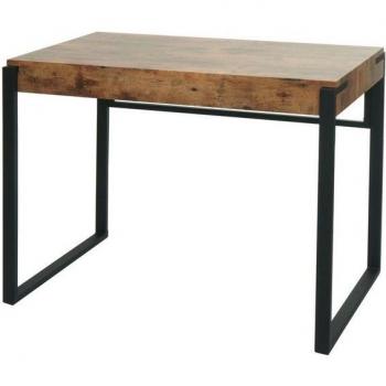 Eleganter Arbeitstisch MCW-L53, dunkle Wildeiche