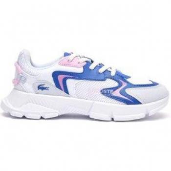 Lacoste Kids L003 Neo Light Blue Trainer
